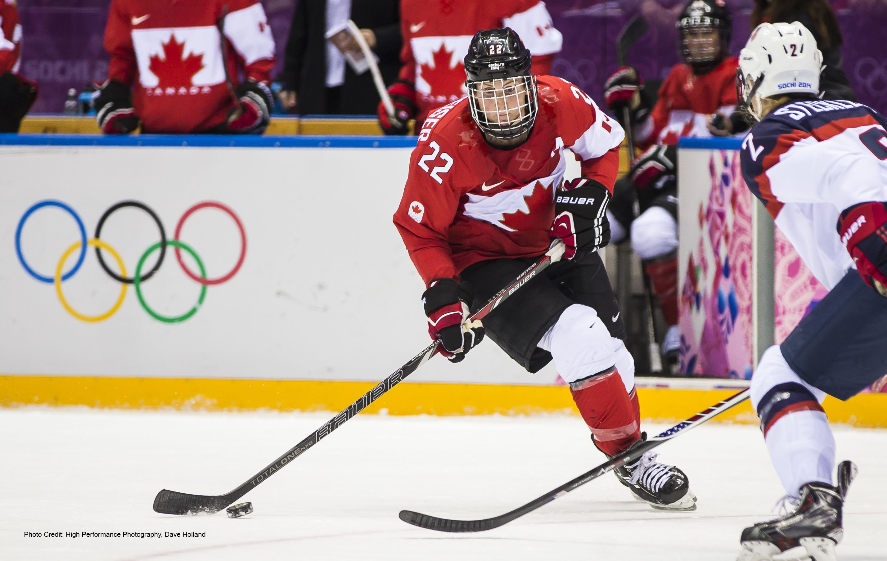 Canada takes on the USA in women's gold medal hockey game at the 2014 Sochi Olympics